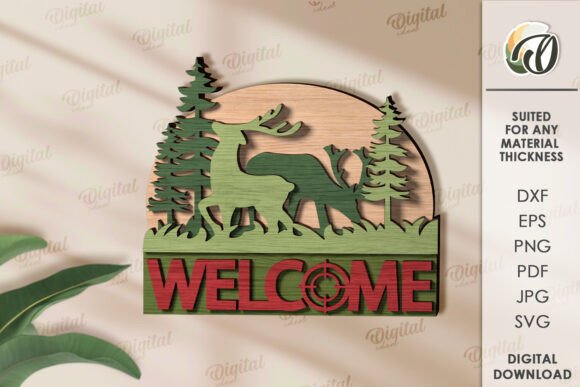 3D Camping Travel Wall Decor: A Laser-Cut Design for Modern Branding