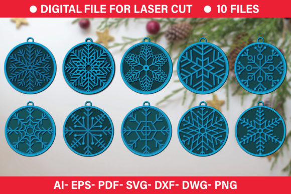 3d Christmas Snowflake Papercut SVG File for Graphics and Crafts