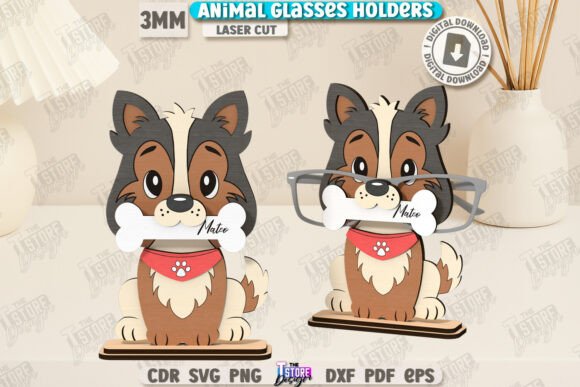 3D Laser-Cut Glasses Stand: A Design Asset That Adds Personality to Projects