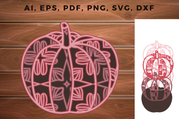 3D Multi Layer Autumn Laser Cut SVG for Wall Decor