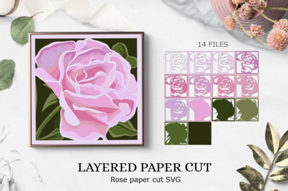 3D Rose SVG for Shadow Box Projects: A Sellerβs Review