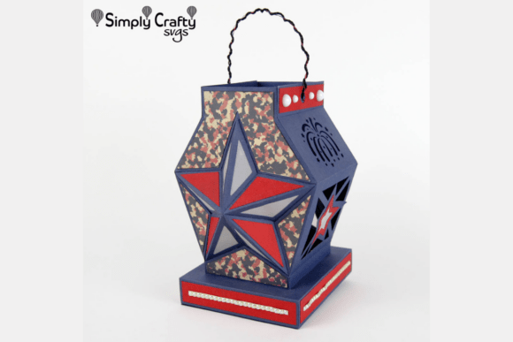 3D Star Lantern SVG: A Festive Graphic Design Asset for Independence Day Campaigns