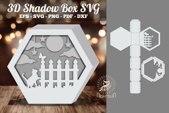 Cat Papercut 3D SVG for Polished Content Design