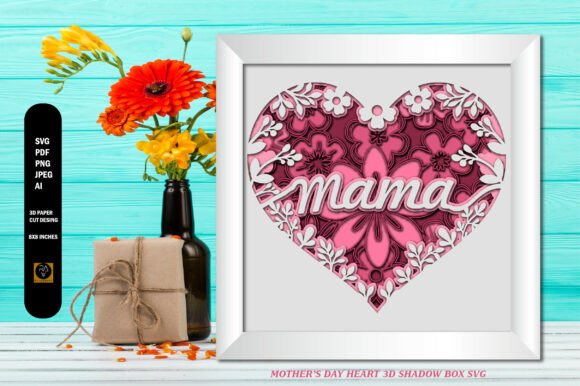 Motherβs Day 3D Shadow Box SVG: A Design Asset That Elevates Branding