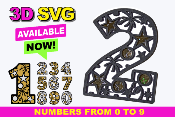New Year Numbers 3D SVG: A Brand Designer’s Review for Graphics and Crafts