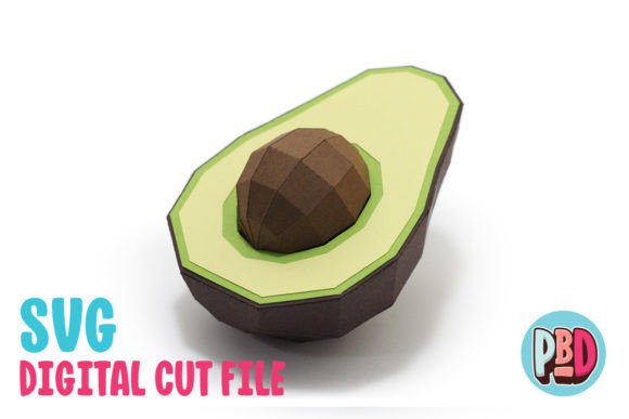 Sliced Avocado 3D Papercraft: A Brand Designer’s Review